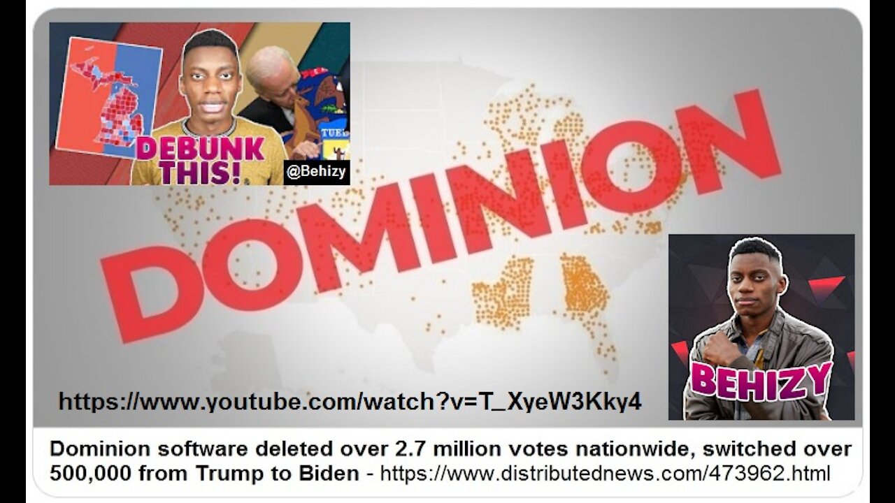 DemocRATS Afraid Audit - Dominion Dominos Will Fall