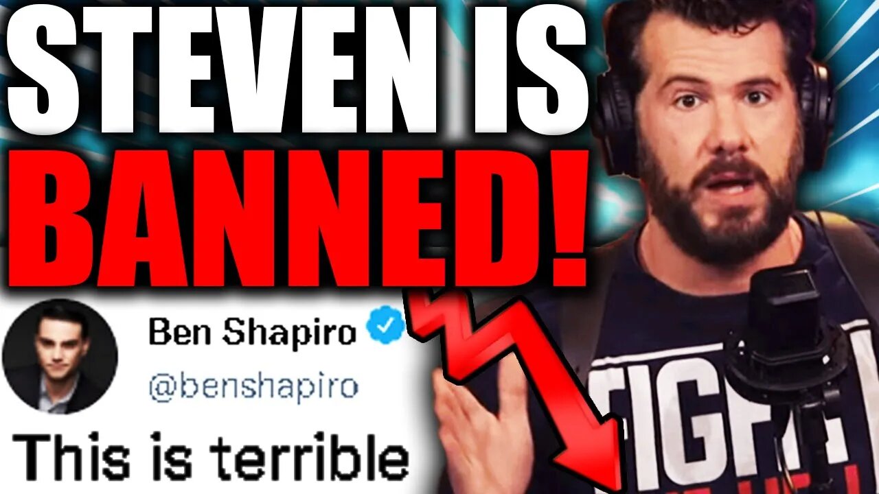 Steven Crowder Gets BANNED For INSANE REASON And Does THIS.. We Need To Fight Back