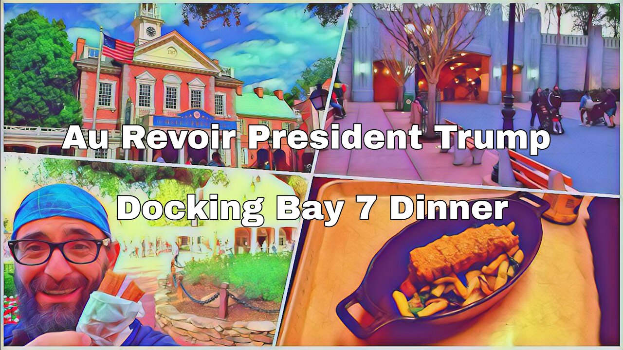 Coping With President Trump's Hiatus | Great Dinner at Docking Bay 7 Food & Cargo