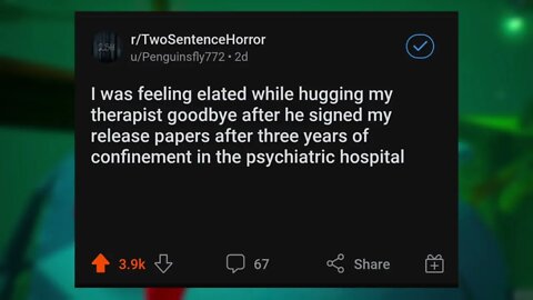 Feeling Elated - r/TwoSentenceHorror