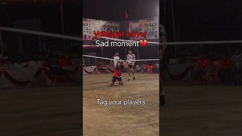 Volleyball player sad moment💔 tag your fav players subscribe my channel