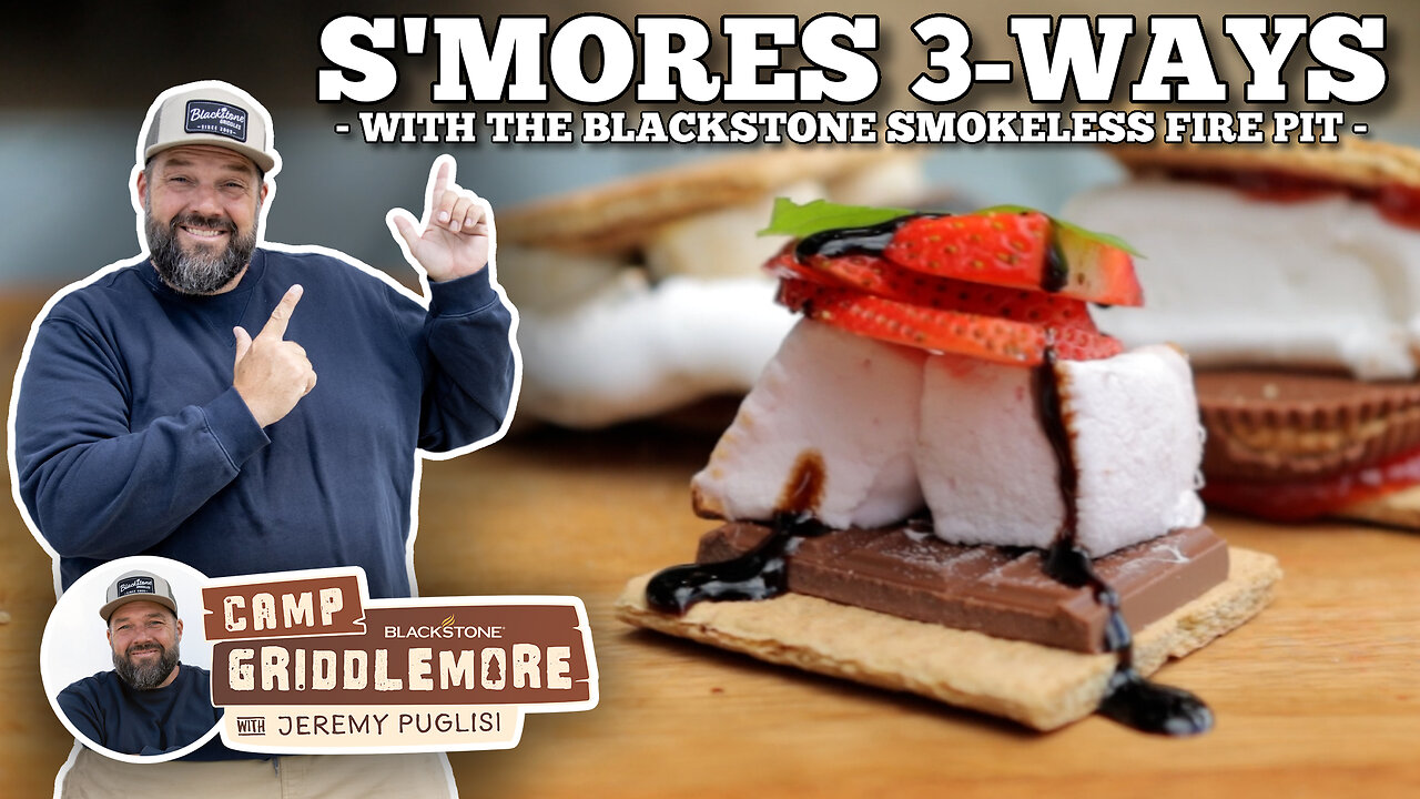 S'mores 3-Ways with the Blackstone Smokeless Fire Pit