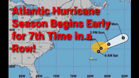 5/22/21 Tropical Update: Ana Forms in Atlantic Basin