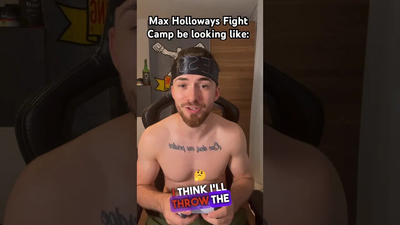 How Max Holloway prepares for a Fight