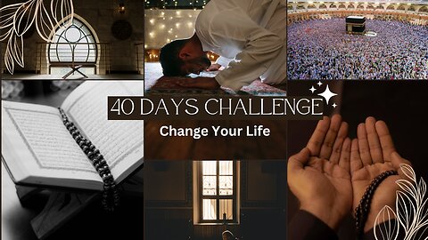 40 Days Challenge| Change your Life| Motivation| #allah #dailyreminders #motivation #tahajjud