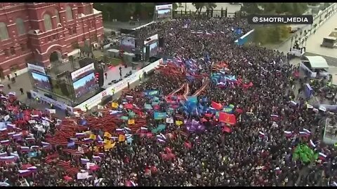 50,000 Muscovites rallied to support the referendum. Westerners don’t realize