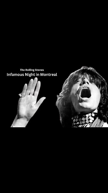 The Rolling Stones' Infamous Night in Montreal Unraveling the Explosive Events of 1972 #shorts