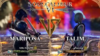 Mariposa (Killer Kitty790) VS Talim (Amesang) (SoulCalibur VI — Xbox Series X Ranked)