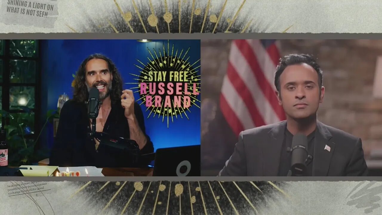 Vivek Ramaswamy on Stay Free with Russell Brand: Affirmative Vision & Reaching the Next Generation