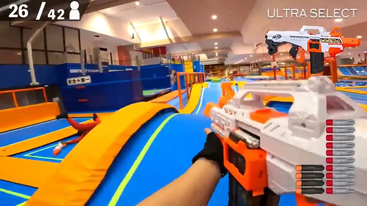 Nerf ! War ! ! Amusement ! Park ! Battle ! 4 ! Nerf First Person Shooter