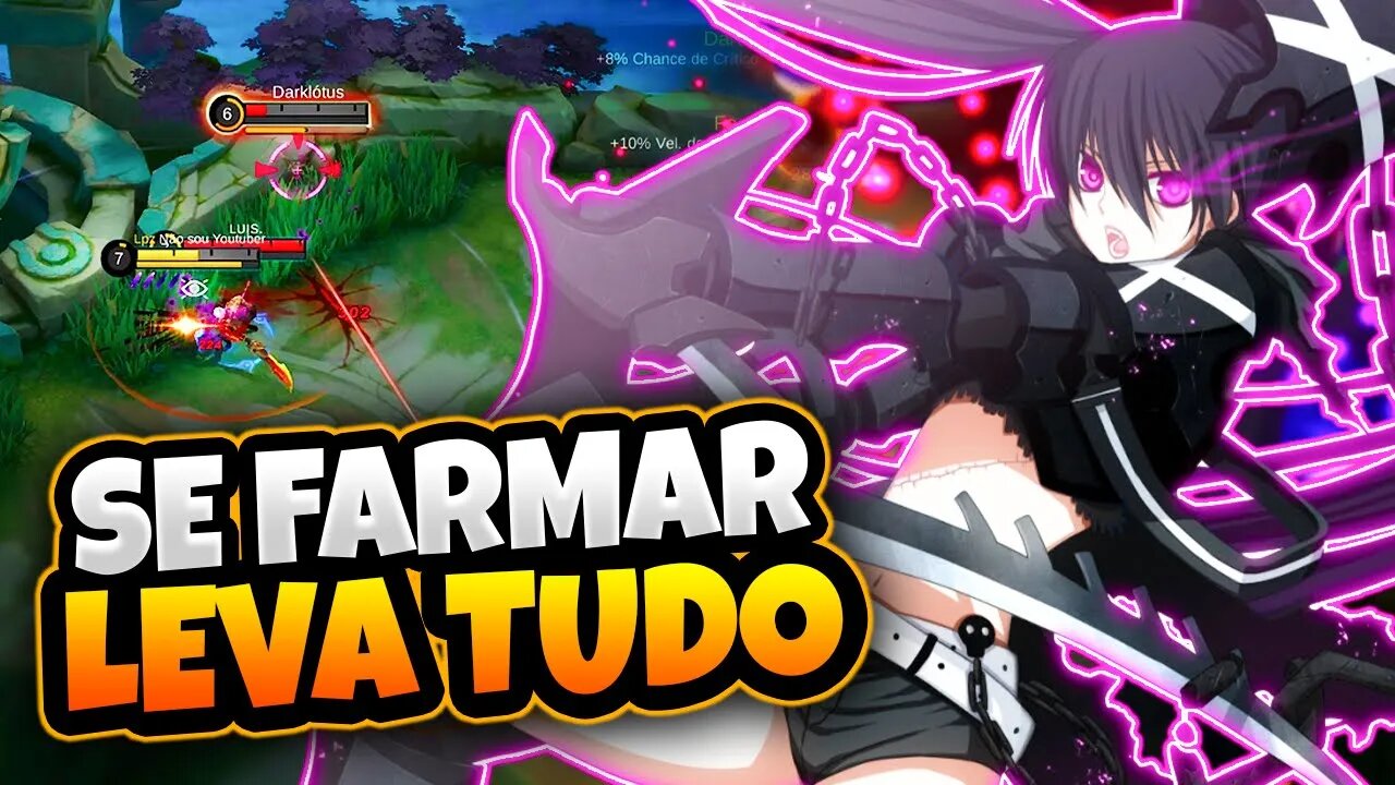 ELA É ODIADA POR TODOS OS ELOS, MAS SE DER MOLE CARREGA NUMA SÓ | MOBILE LEGENDS