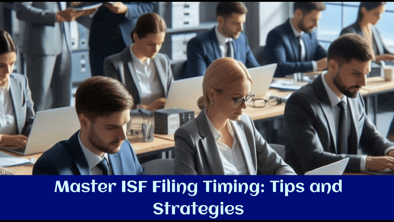 Mastering Timing in ISF Filing: Strategies for Smooth Customs Brokerage