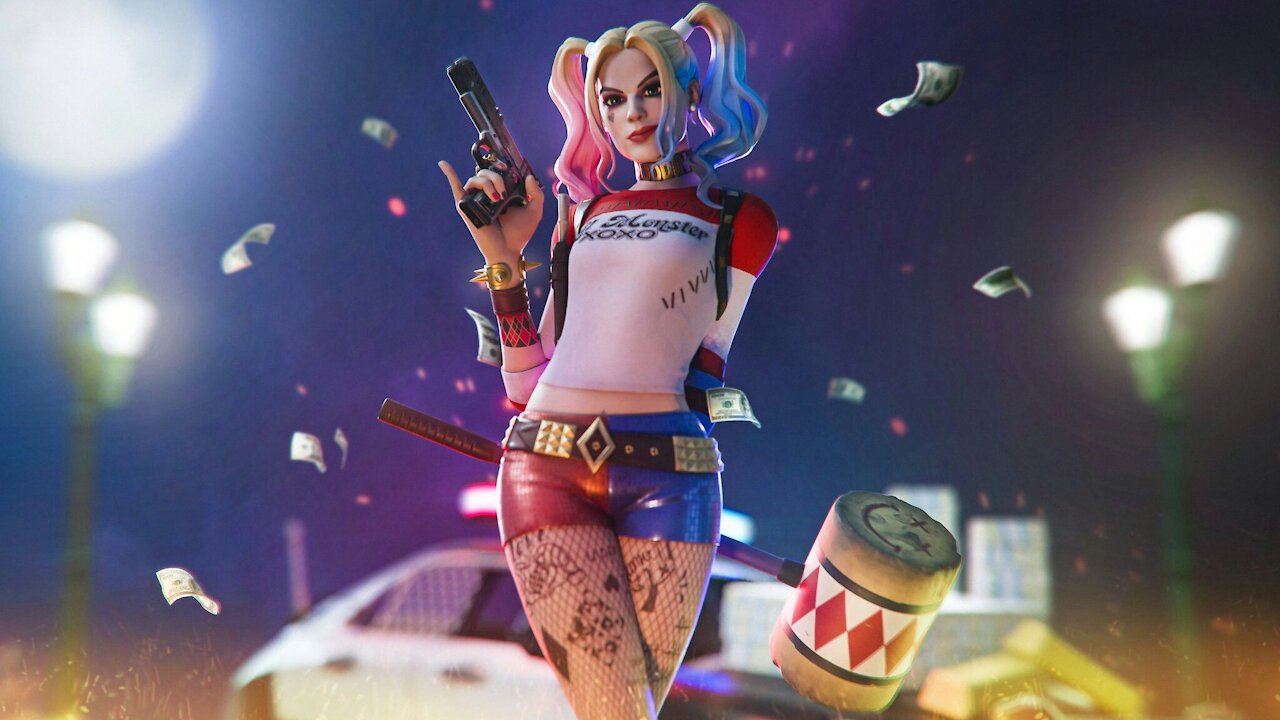 HARLEY QUINN Skin Review in Fortnite