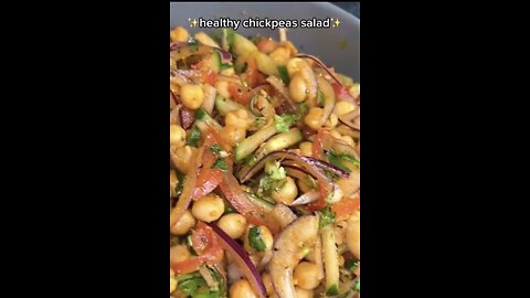 Healthy Chickpeas Salad/Keto Diet Salad Recipe