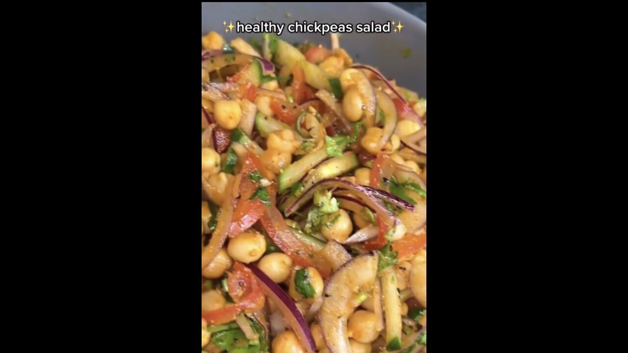 Healthy Chickpeas Salad/Keto Diet Salad Recipe