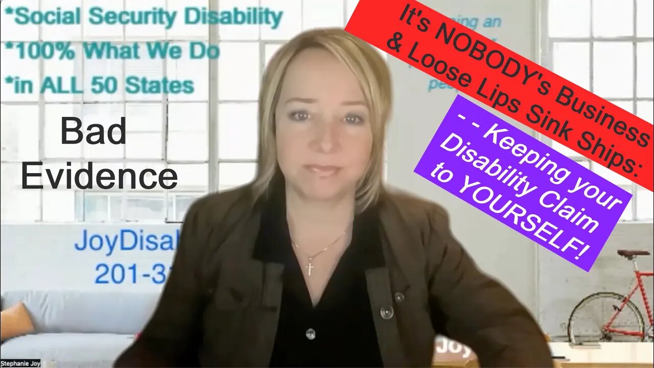 STOP THIS! Don't Always Share Your Disability Claim Situation with your Doctor Office