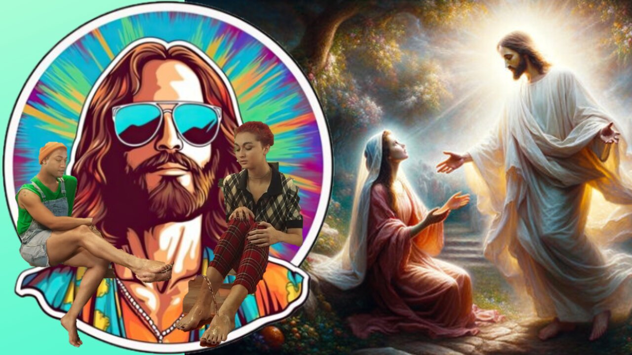 Hippie Jesus washed feet.... Real Jesus washes souls - Episode 71
