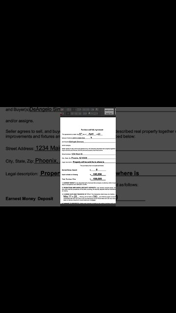 How to Fill out a Real Estate Contract and Download Free Template #wholesalerealestate #templates