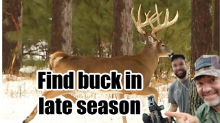 How to find big bucks during late season