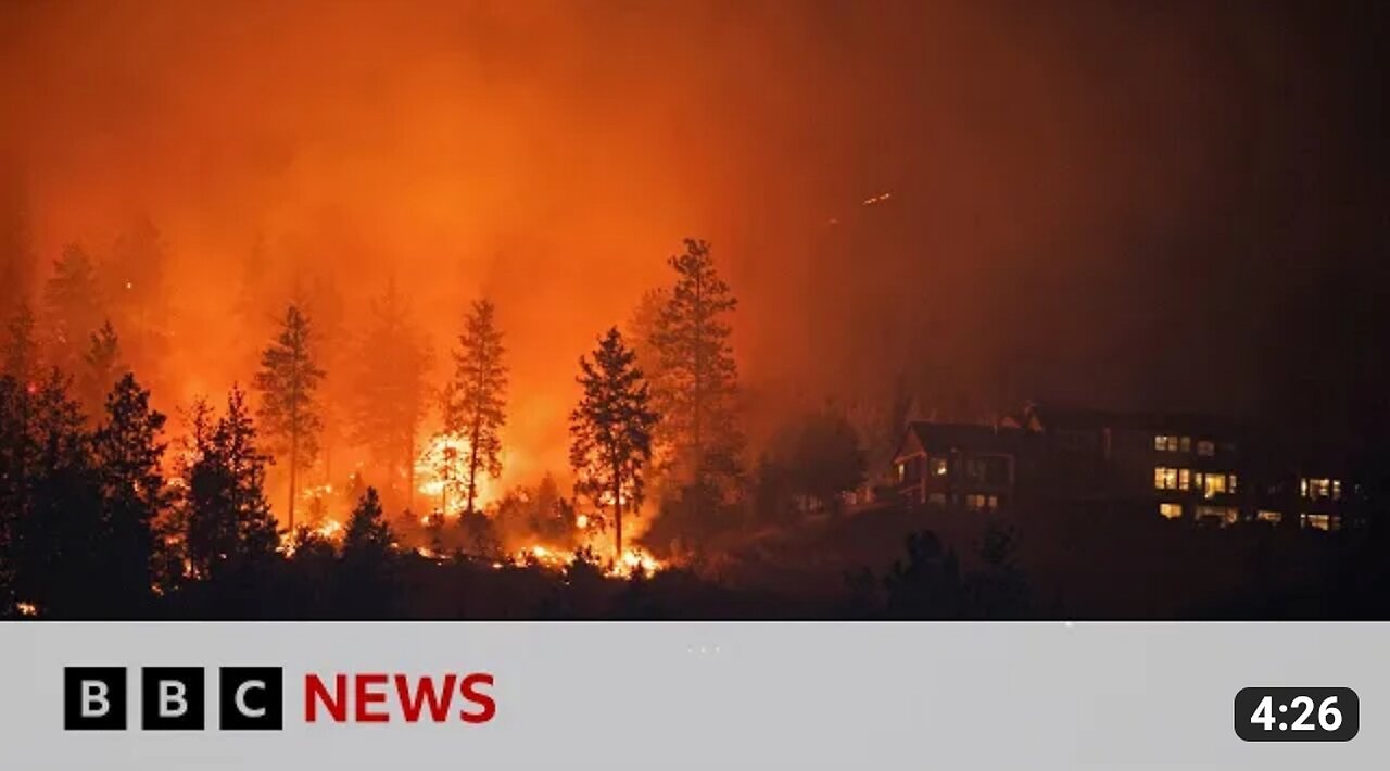 Canada suffers worst wildfire season on record - BBC News