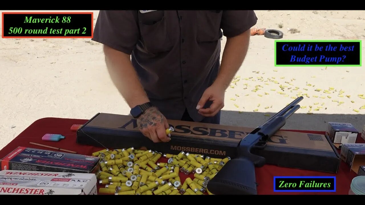 Mossberg Maverick 88. Budget pump 500 round test Part 2. Could this be the best Budget Pump?