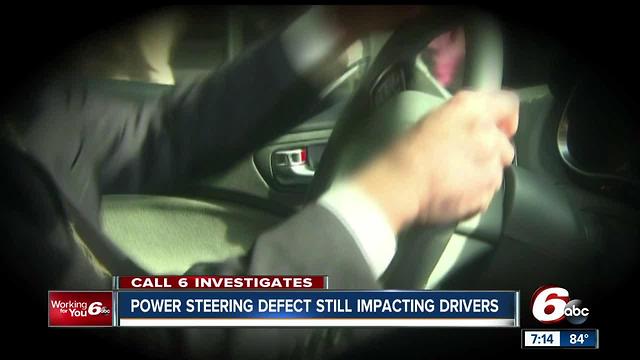 CALL 6: Bloomington driver crashes car because of power steering defect