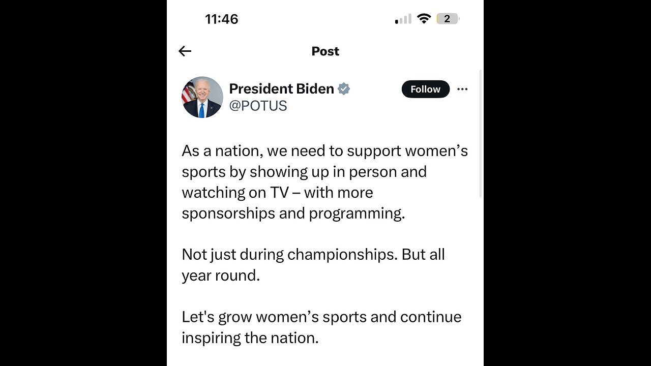 Supporting women’s sports, by letting men in??