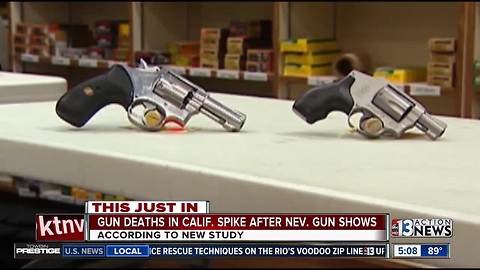 Study says Nevada guns hows tied to California violence