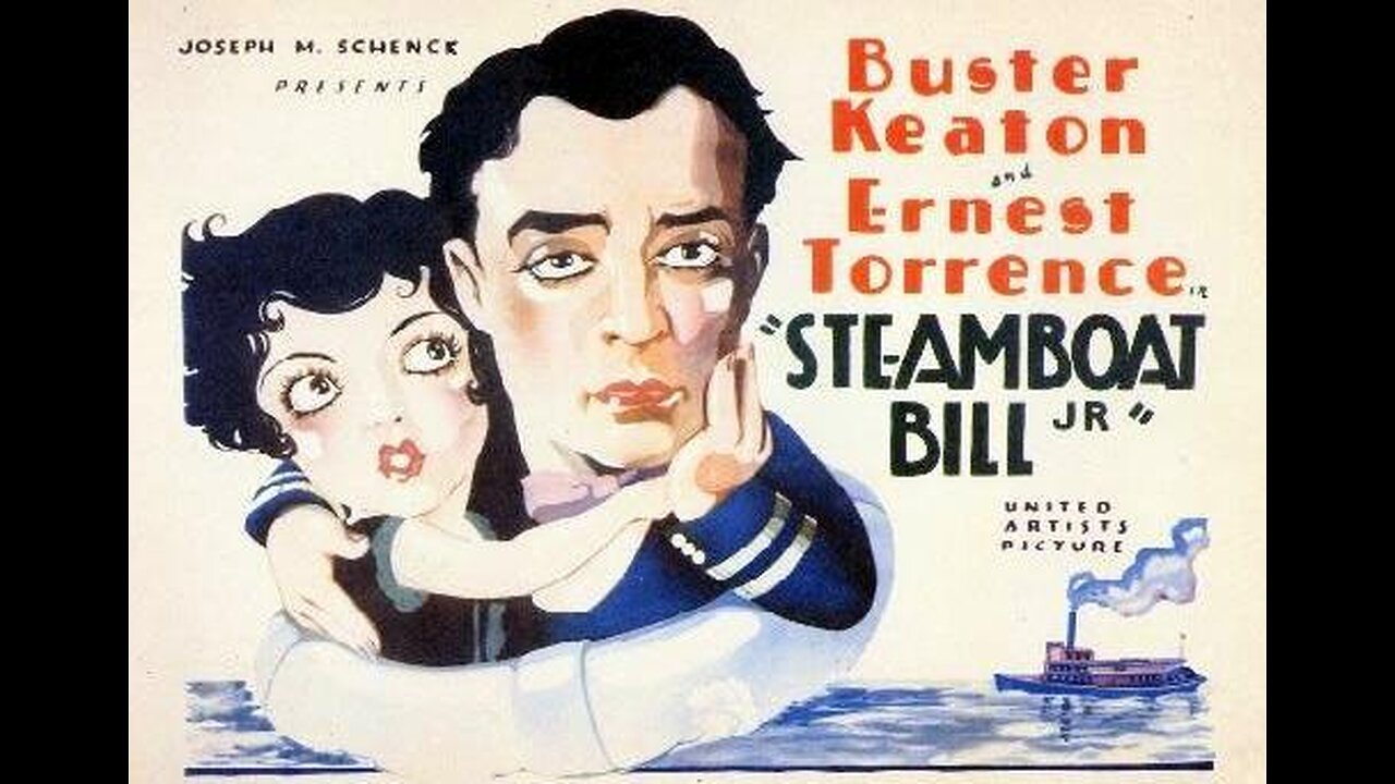 STEAMBOAT BILL JR 1928 Buster Keaton & Tom McGuire FULL MOVIE #24 AFI BEST SILENT FILMS
