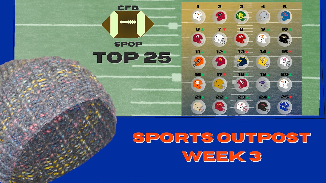 Boston College Drops In, Who Drops Out? YOURSPORTSPOUTPOST!!! Week 3 Top 25