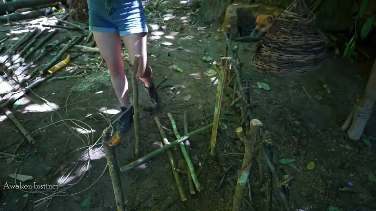 Food shortage, Making Many bird Traps "19
