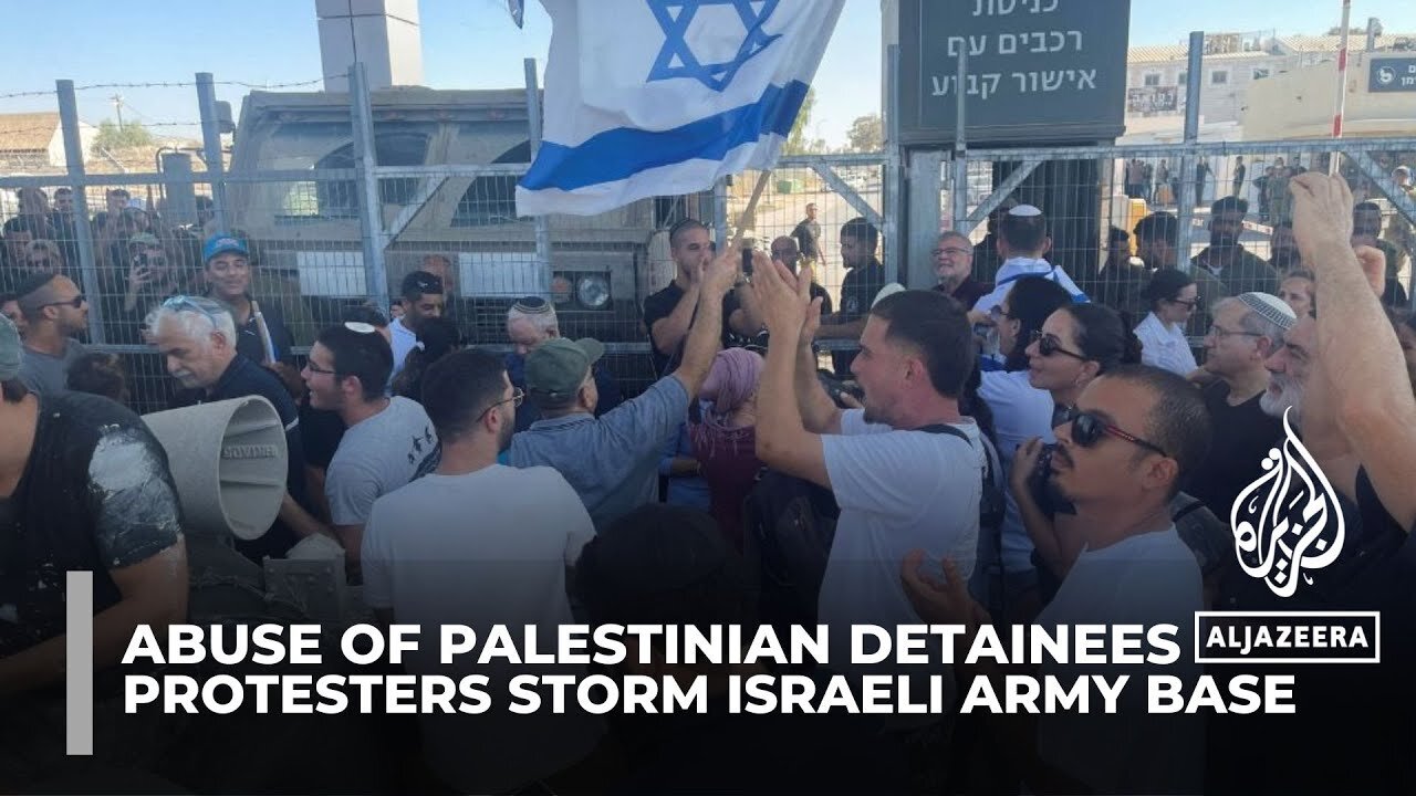 Israeli far-right politicians protest arrest of soldiers suspected of abuse