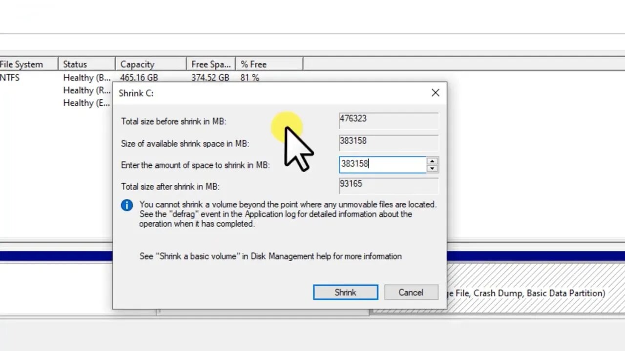 How to Create a Partition without formatting Your PC