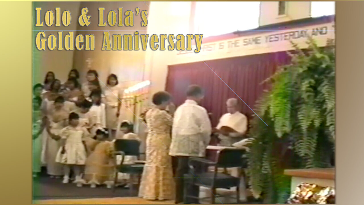 The Filipino-American Experience: Lolo & Lola’s Golden Anniversary