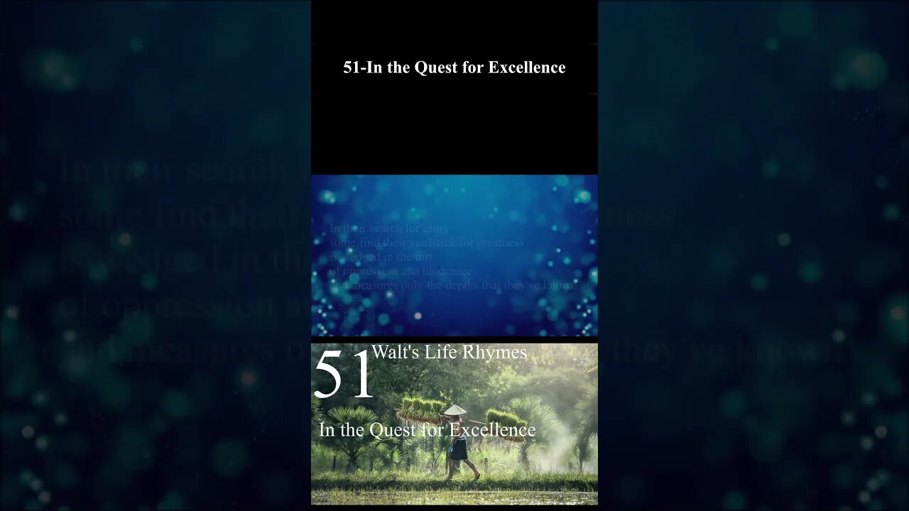 51-In the Quest for Excellence #short