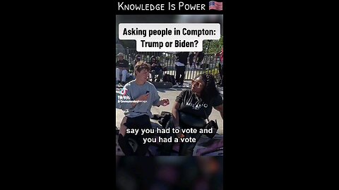 Asking people in Compton: Trump or Biden?
