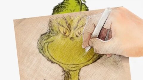 How to Draw the Grinch? Super Fast!
