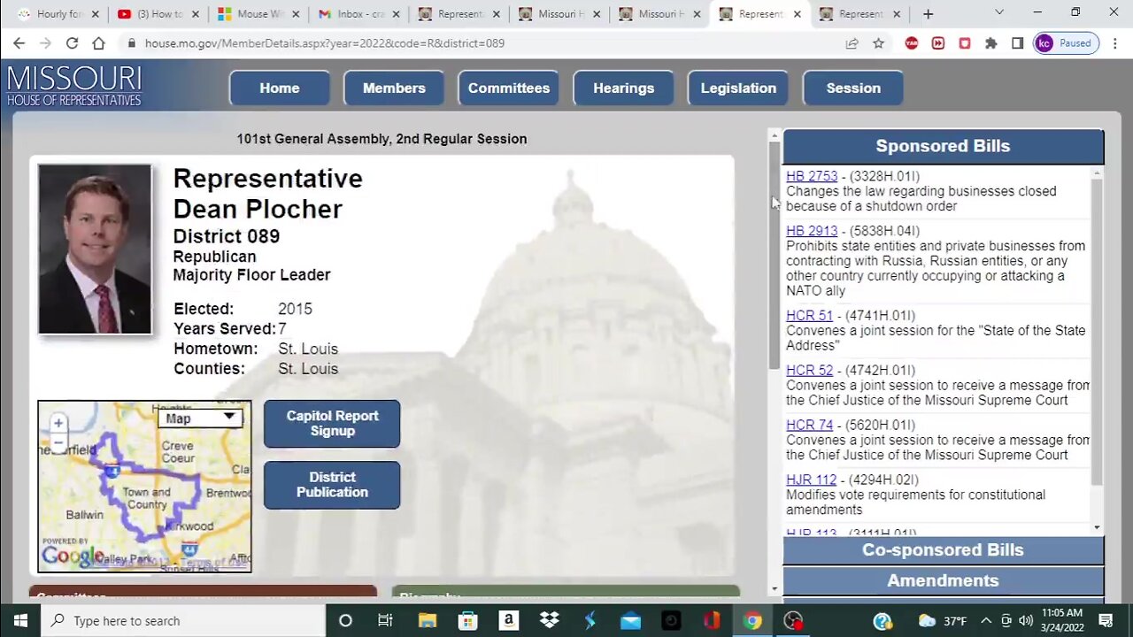 03 24 22 Missouri HB 2118 Self Defense Act To House Floor For Perfection