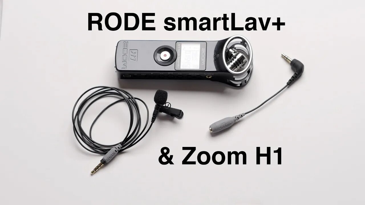 RODE smartLav+ and Zoom H1