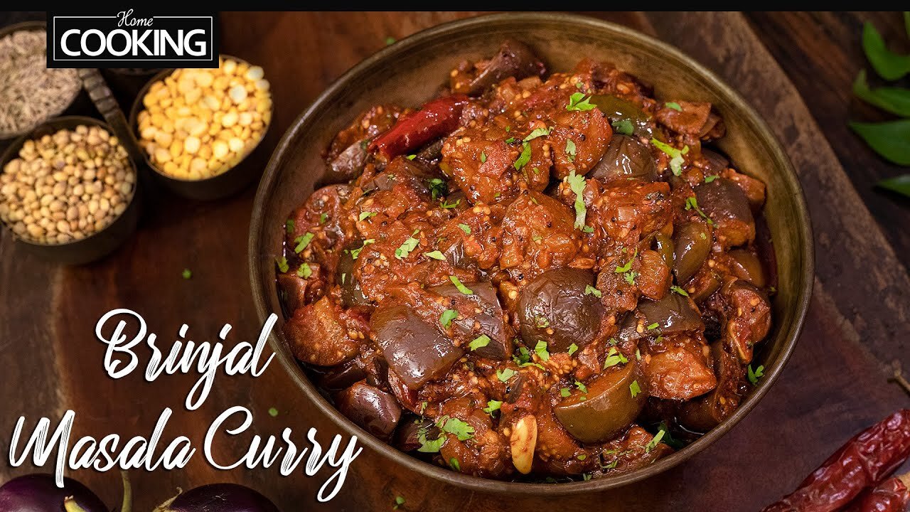 Brinjal Masala Curry Recipe | Eggplant Curry | Brinjal Recipe in home