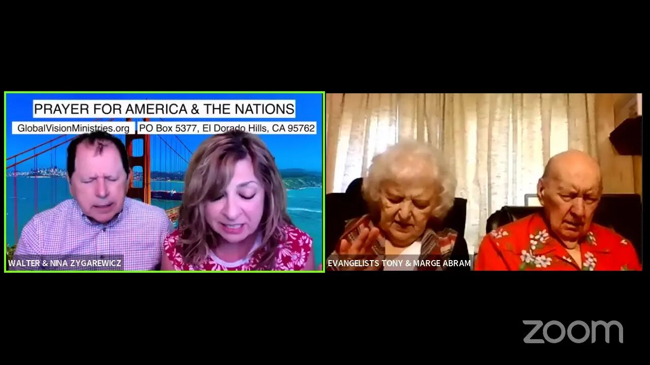 Prayer for America and the Nations with Walter & Nina Zygarewicz