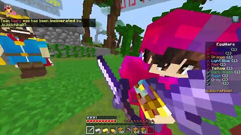 Eggwars Solo Cubecraft | Soloing Noobs in Minecraft