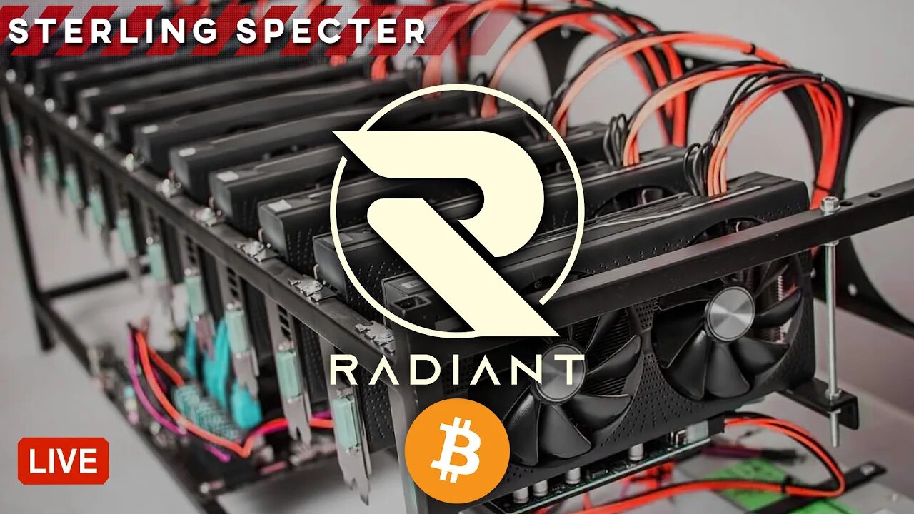 🔴LIVE - RADIANT COIN GIVEAWAY, BITCOIN JUMPS IN PRICE #CRYPTOMINING