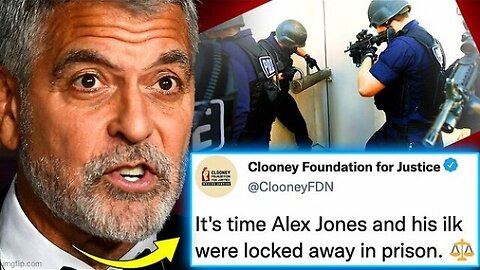 George Clooney Working With Police To Shut Down Alternative Media? (Video)