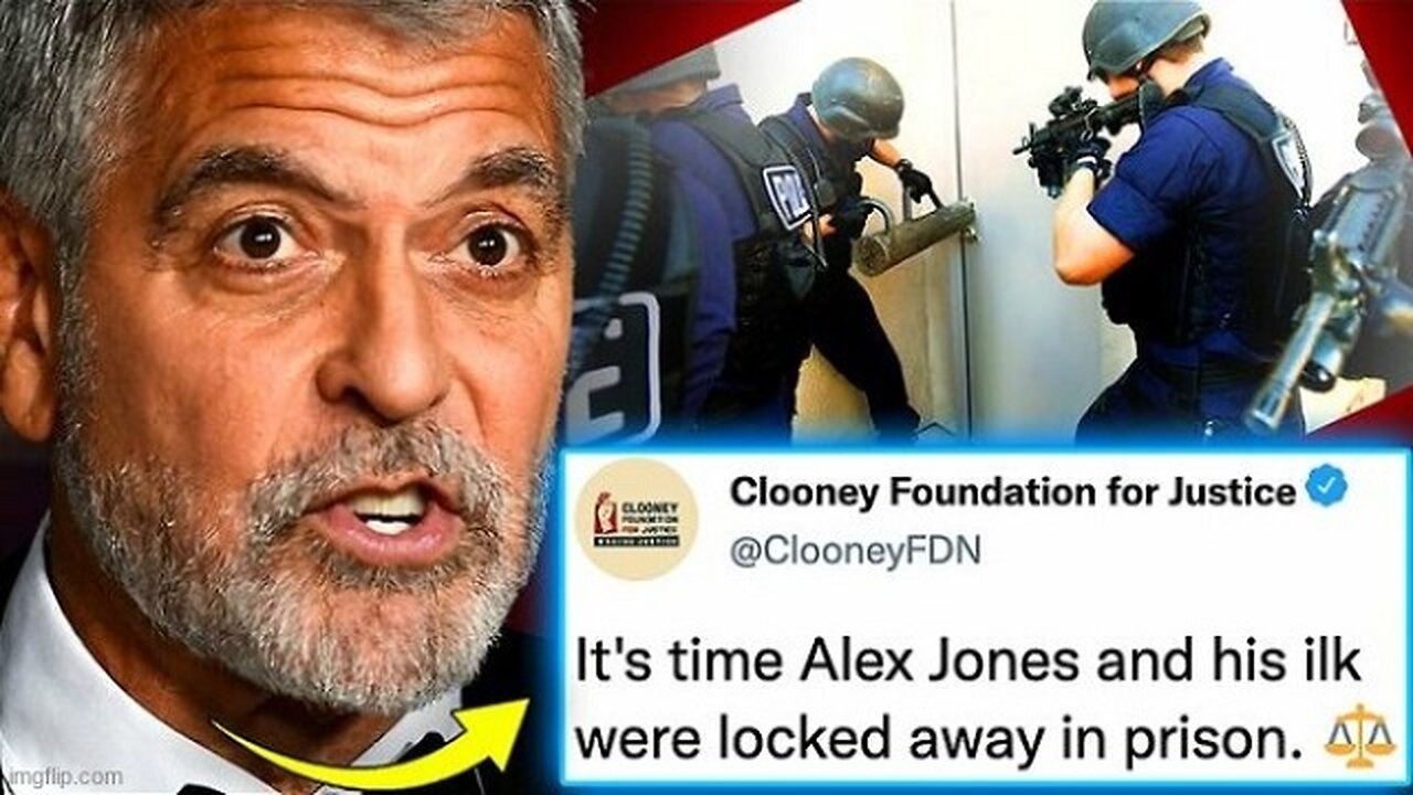 George Clooney Working With Police To Shut Down Alternative Media? (Video)