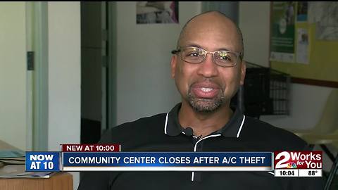 Community center closes after A/C theft