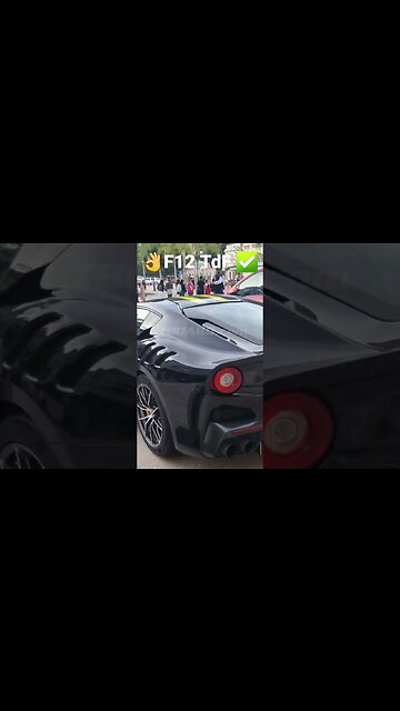 Brutal Ferrari F12 TdF in Black / yellow and clear carbon Tailor Made 👌