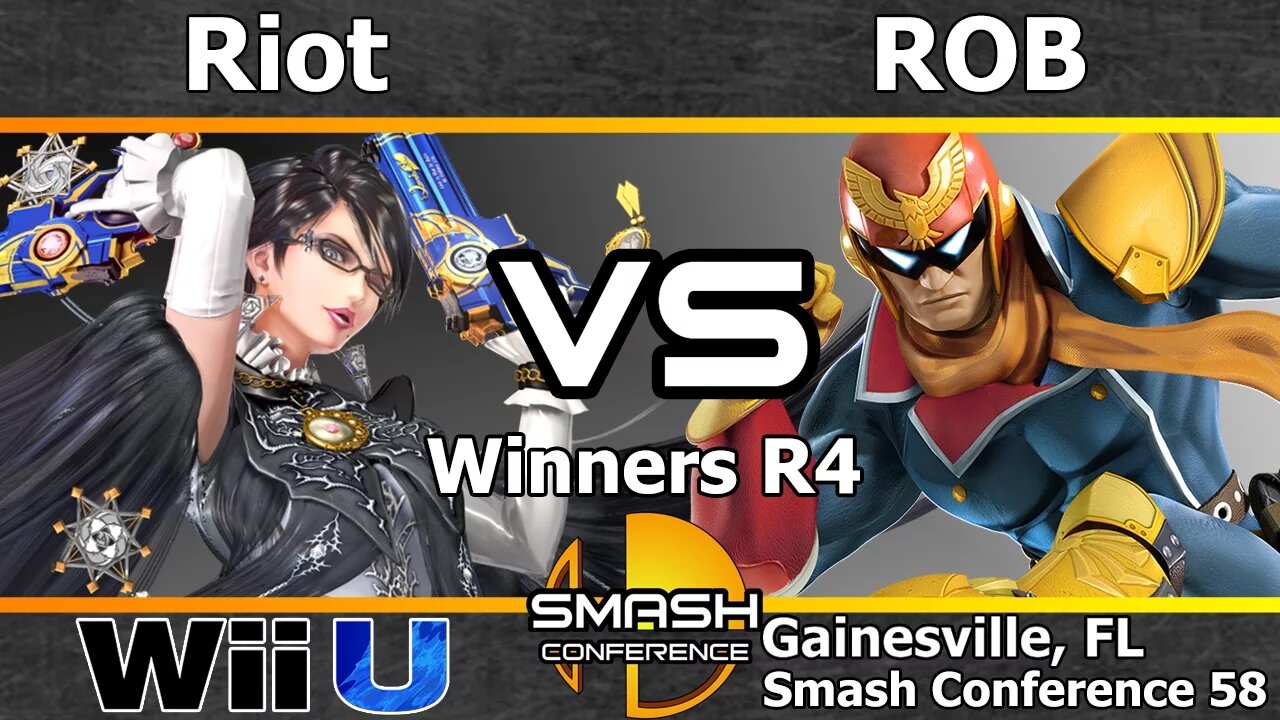 Riot (Bayonetta) vs. ROB (C. Falcon) - Winners R4 - SC58