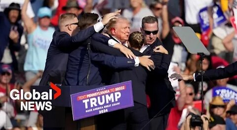 Trump whisked off stage after shots fired at rally in Pennsylvania