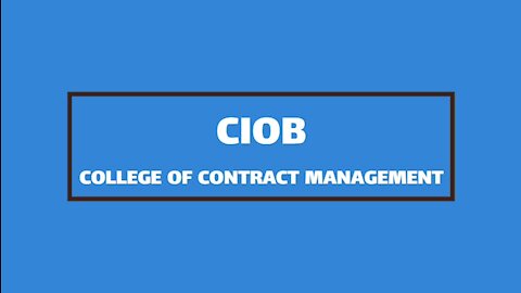 CIOB Chartered Membership Programme